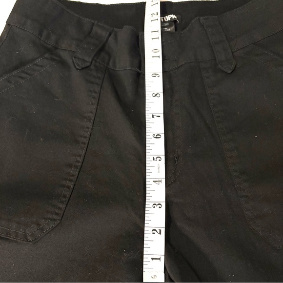 Women’s Hot Topic Black Cargo Pants, Sz 28 waist, wide leg style, NWT. - Picture 8 of 13